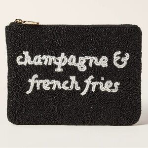 ♠️Kate Spade x Target♠️ champagne and French fries beaded clutch